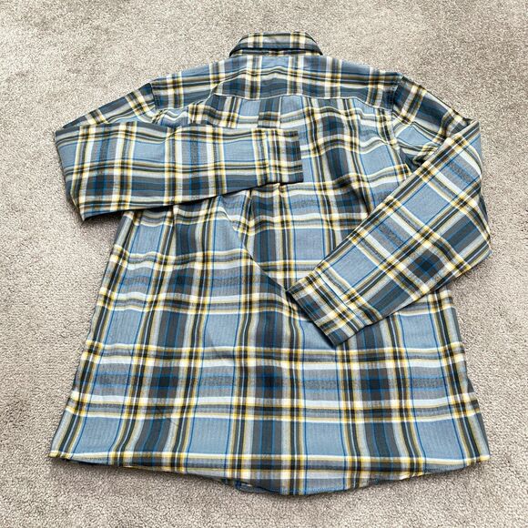 Eddie Bauer Classic Fit Flannel Shirt Men Medium Multi Plaid Casual Outdoor NWOT - Picture 2 of 13